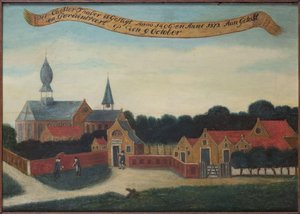 Thabor klooster door Unbekannt Unbekannt
